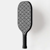 Zwarte Japanse golven Pickleball Paddle (Links)