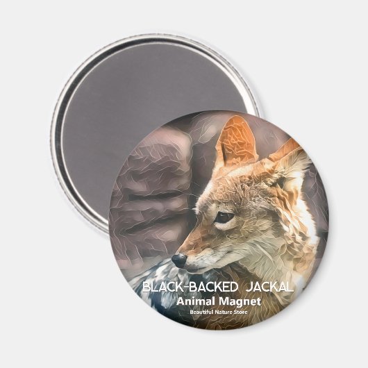 Zwarte jas magneet (Voorkant / Achterkant)