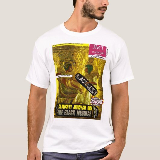 ZWARTE JESUS JMT SKATEBOARD T-Shirt (Voorkant)
