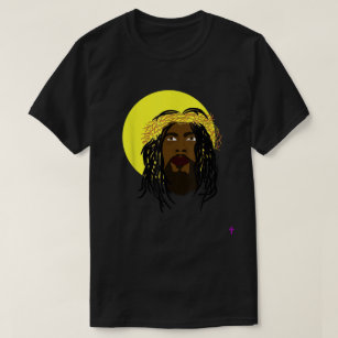 Zwarte Jezus   Afrikaanse Amerikaanse Jezus met Dr T-shirt