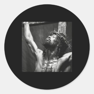 Zwarte Jezus, Christendom, Kerk, Christus, Jezus 0 Ronde Sticker