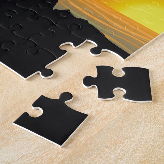 Zwarte Jezus Christus Legpuzzel (Zijkant)