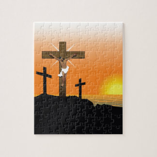 Zwarte Jezus Christus Legpuzzel