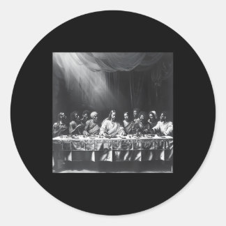Zwarte Jezus, laatste sacrament, Jezus 5 Ronde Sticker