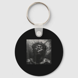 Zwarte Jezus Rookt, Christendom, Kerk, Christus,  Sleutelhanger