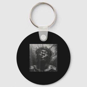 Zwarte Jezus Rookt, Christendom, Kerk, Christus, Sleutelhanger