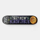 ZWARTE JEZUS Skateboard (Horizontaal)