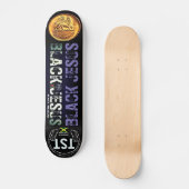 ZWARTE JEZUS Skateboard (Voorkant)