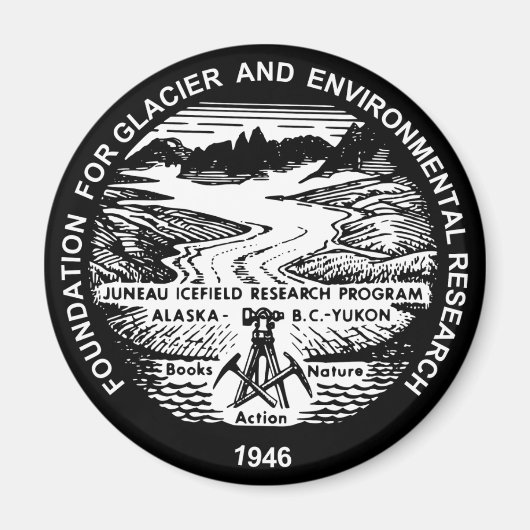 Zwarte JIRP-magneet Magneet (Voorkant)