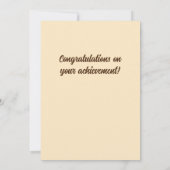  zwarte jongen afstuderen felicitaties aankondiging (Achterkant)