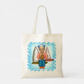Zwarte Jongen Zeiler Tote Bag (Achterkant)