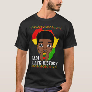 Zwarte jongens Ik ben Zwarte Geschiedenis Maandag T-shirt