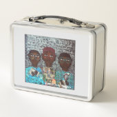 Zwarte Jongens Kunnen Lunchbox (Achterkant)