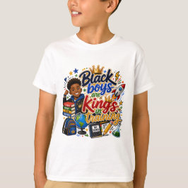 Zwarte Jongens Zijn Koningen In Opleiding T-shirt