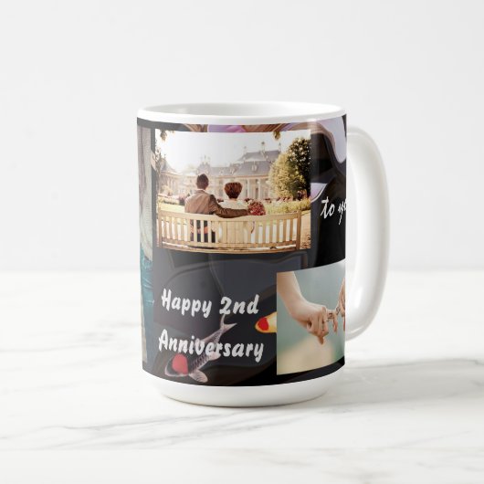 Zwarte Jubileum Mok cadeau (Voorkant rechts)