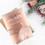 Zwarte jurk met diamanten voor Sweet 16 verjaardag Kaart<br><div class="desc">Dit ontwerp kan worden gepersonaliseerd in het voorziene gebied door de foto en/of tekst te wijzigen. Of het kan worden aangepast door op "Personaliseer deze sjabloon" te klikken en vervolgens de optie "Klik om verder aan te passen" te kiezen en de achtergrond te verwijderen of de kleur ervan te wijzigen,...</div>