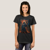 Zwarte Jurk Santa Muerte (Voorkant volledig)