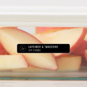 Zwarte kaars, tamper-bestendig zegel, uw Logo etik Labels (Aangebracht)