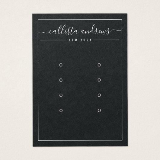 Zwarte Kaart met kringloopbeeldscherm met meerdere (Voorkant)