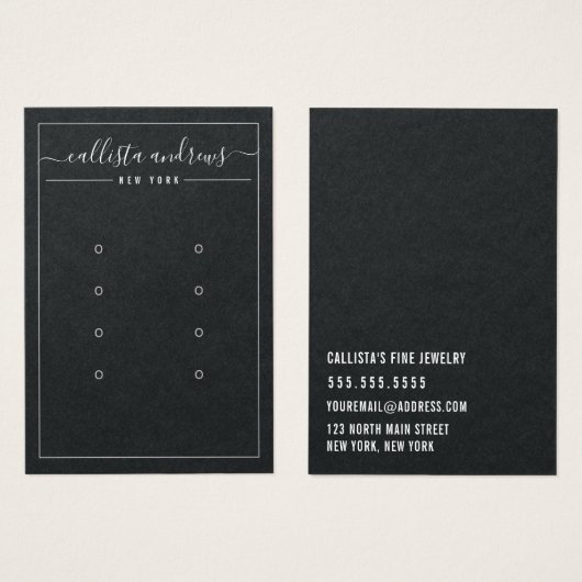 Zwarte Kaart met kringloopbeeldscherm met meerdere (Voorkant /achterkant)