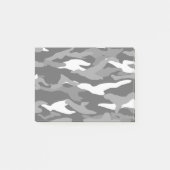 Zwarte kamouflage post-it® notes (Voorkant)