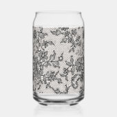 Zwarte Kant Blikvorm Glas (Achterkant)