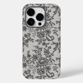 Zwarte kant Case-Mate iPhone case (Achterkant)