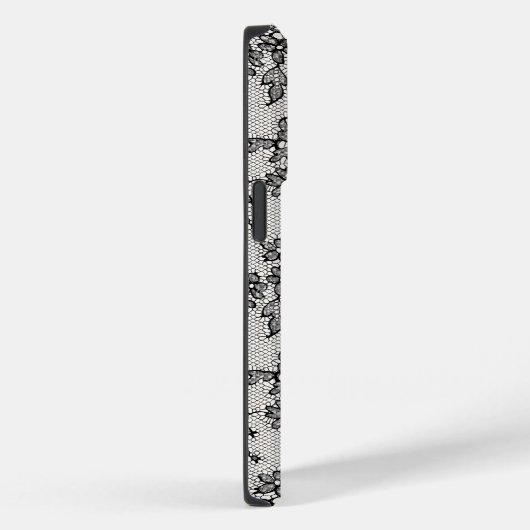 Zwarte kant Case-Mate iPhone case (Achterkant / Rechts)