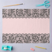  Zwarte Kant decoupage Tissue Paper Tissuepapier (Craft)