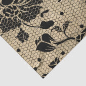  Zwarte Kant decoupage Tissue Paper Tissuepapier (Detail)