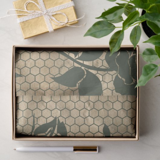  Zwarte Kant decoupage Tissue Paper Tissuepapier (Geschenk)