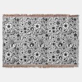 Zwarte kant deken (Voorkant)