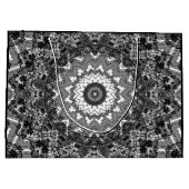 Zwarte kant groot cadeauzakje (Achterkant)