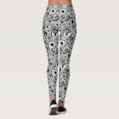 Zwarte kant leggings (Achterkant)