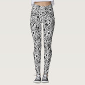 Zwarte kant leggings (Voorkant)