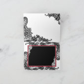 Zwarte Kant Moderne Goth Bedankt (Binnen)