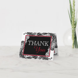 Zwarte Kant Moderne Goth Bedankt