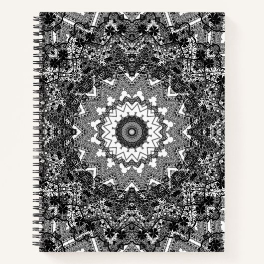 Zwarte kant notitieboek (Voorkant)