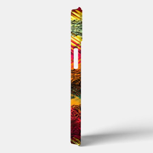 Zwarte kant op regenboogglas Case-Mate iPhone case (Achterkant / Rechts)