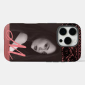 Zwarte kant op Roos Gold - Aangepaste foto en Init Case-Mate iPhone Case (Achterkant (horizontaal))