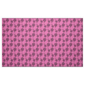 Zwarte kant op roze stof (Fat Quarter)