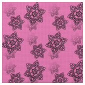 Zwarte kant op roze stof (Close Up)