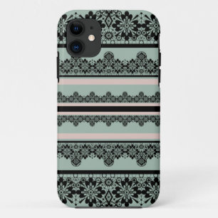 Zwarte kant, openwerk Case-Mate iPhone case
