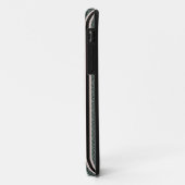Zwarte kant, openwerkkussen Case-Mate iPhone case (Achterkant/links)