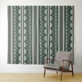 Zwarte kant, openwerkkussen wandkleed (In Situ (horizontaal))