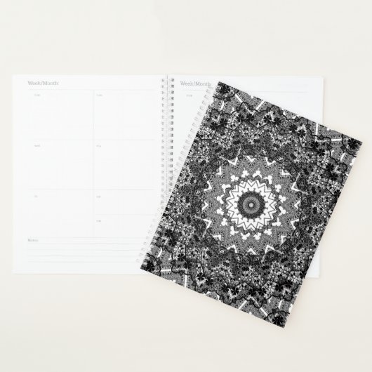 Zwarte kant planner (Display)