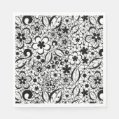 Zwarte kant servet (Voorkant)