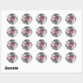 Zwarte Kant  Sticker (Vel)