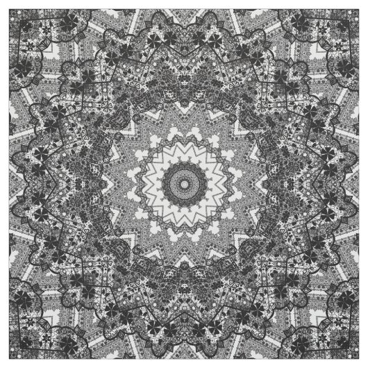 Zwarte kant stof (Swatch)