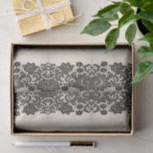 zwarte kant tissuepapier (Geschenk)